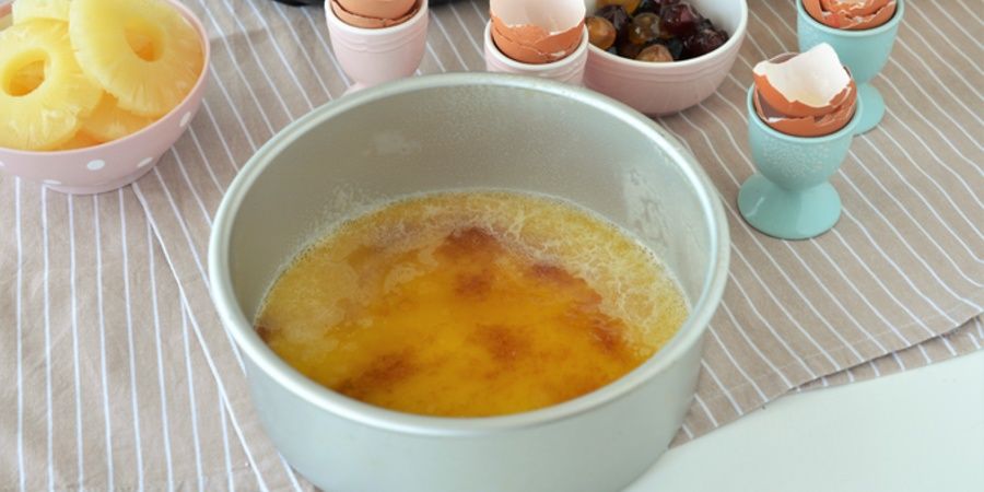 Reteta prajitura rasturnata cu fructe la Multicooker Crock-Pot Express cu gatire sub presiune by Teos Kitchen
