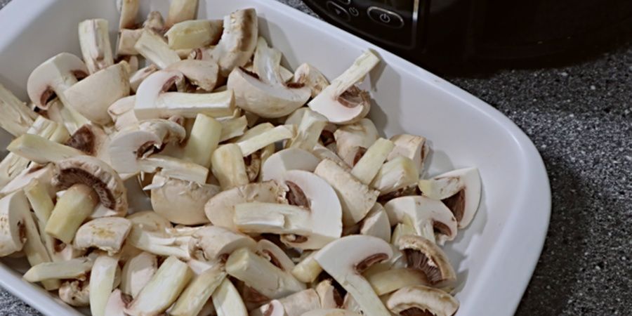 Reteta ciuperci în sos de unt și usturoi la Slow Cooker Crock-Pot 4.7 l Digital by Lecturi si Arome