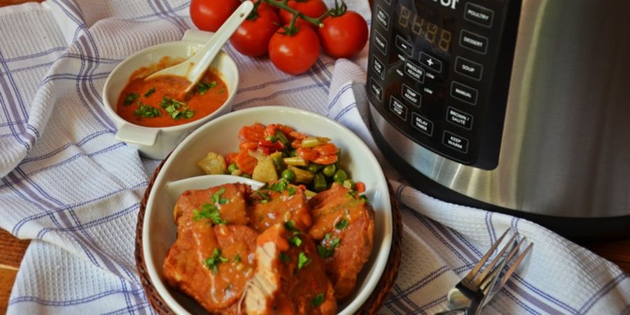 Rețetă cotlet de porc în sos dulce picant la Multicookerul Crock-pot Express cu gătire sub presiune by Bucate, Vorbe și Arome