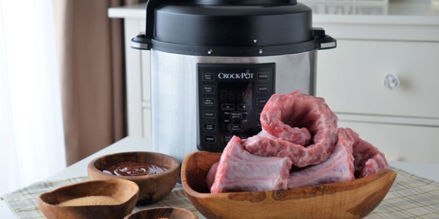 Rețetă costițe de porc în bere la Multicooker Crock-pot Express cu gătire sub presiune by Teos Kitchen