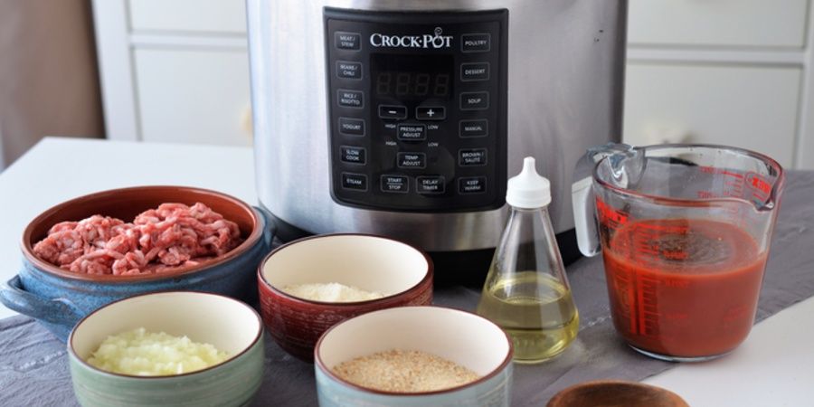 Rețetă Chifteluțe cu piure de cartofi la Multicooker Crock-pot Express cu gătire sub presiune by Teos Kitchen