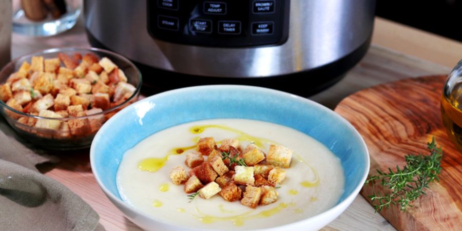 Reteta supa crema de telina la Multicooker Crock-Pot Express cu gatire sub presiune by Bucatar Maniac