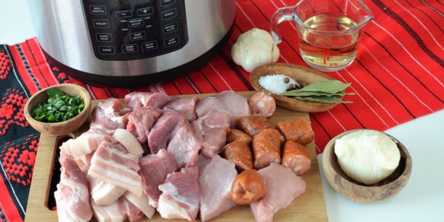 Reteta Friptura Pomana Porcului la Multicooker Crock-Pot Express cu gatire sub presiune by Teos Kitchen