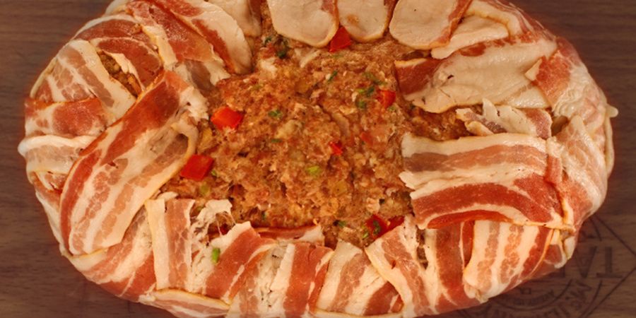 Rețetă ruladă de carne tocată în bacon la Slow Cooker 6.0L DuraCeramic Saute by Laura Laurențiu