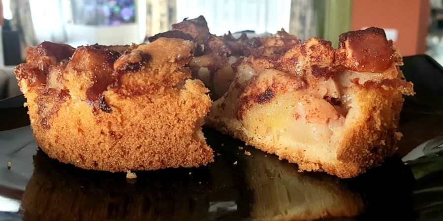 Prăjitură cu măr copt la Slow cooker 5.0 L Digital DuraCeramic Sauté Crock-Pot by Prințesa Urbană