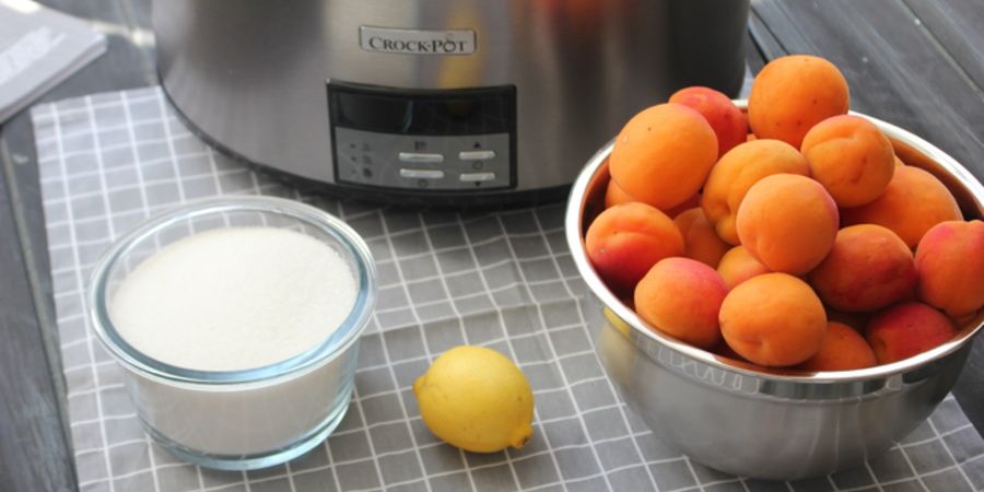 Rețetă gem de caise la Slow cooker 7.5L Digital Crock-Pot by Lauras Sweets