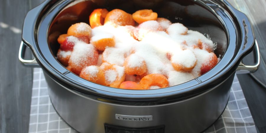 Rețetă gem de caise la Slow cooker 7.5L Digital Crock-Pot by Lauras Sweets