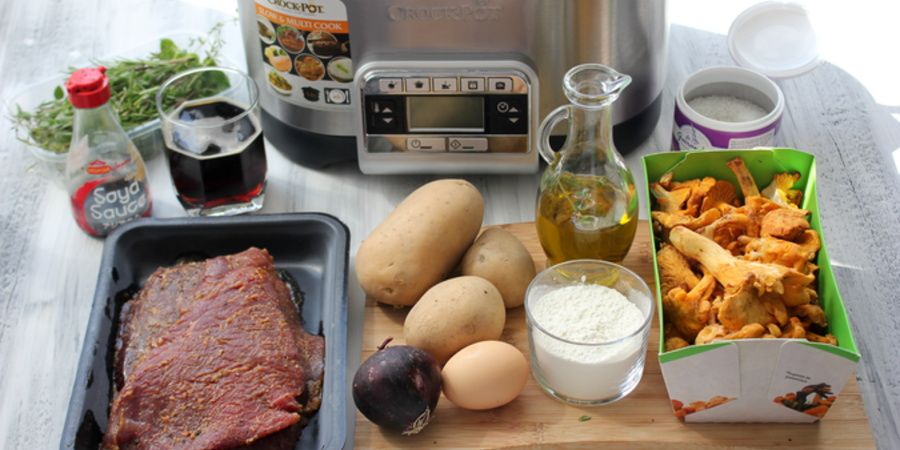 Rețetă friptură de vită cu gălbiori și gnocchi de casă la Multicooker 5in1 Digital 5.6L Crock-Pot by Lauras Sweets