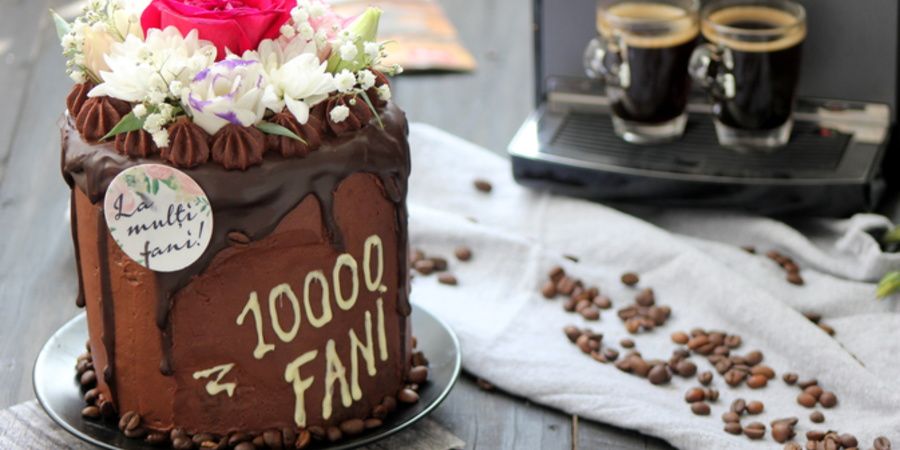 Tort spirală cu crema de cafea preparată la Espressorul Automat Avanza by Lauras Sweets