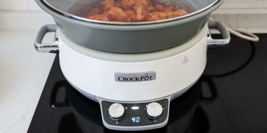 Rețetă aripioare glazurate la Slow Cooker 6.0L Digital DuraCeramic Sauté Crock-Pot by Prăjiturela