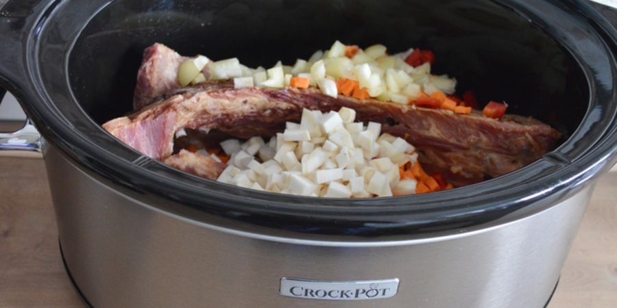 Rețetă ciorbă de afumatură la Slow Cooker 7.5L Digital Crock-Pot by Carte de rețete