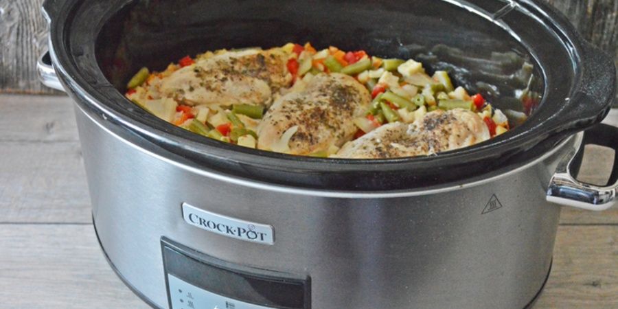 Rețetă pilaf cu pui la Slow Cooker 7.5L Digital Crock-Pot by Carte de rețete