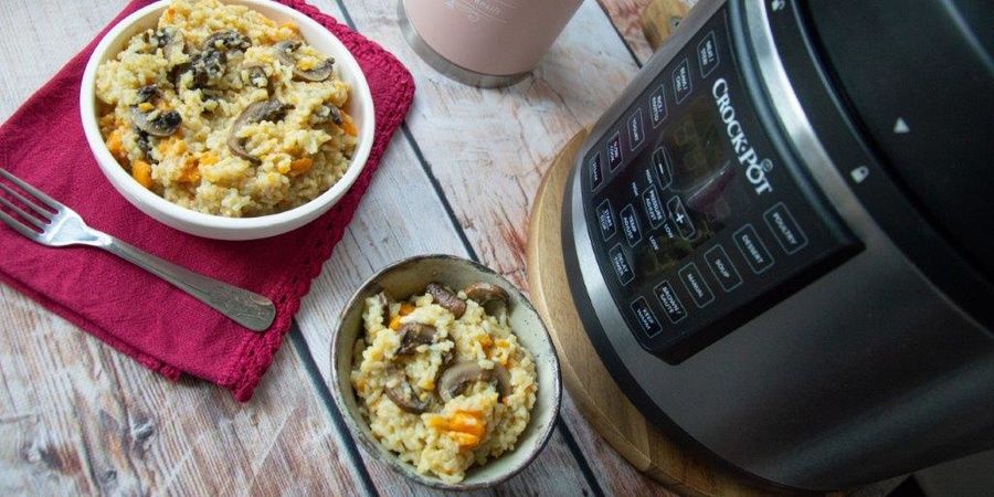 Rețetă baby friendly pilaf cu cartof dulce la Express Multicooker cu gătire sub presiune Crock-Pot by Madeline.ro