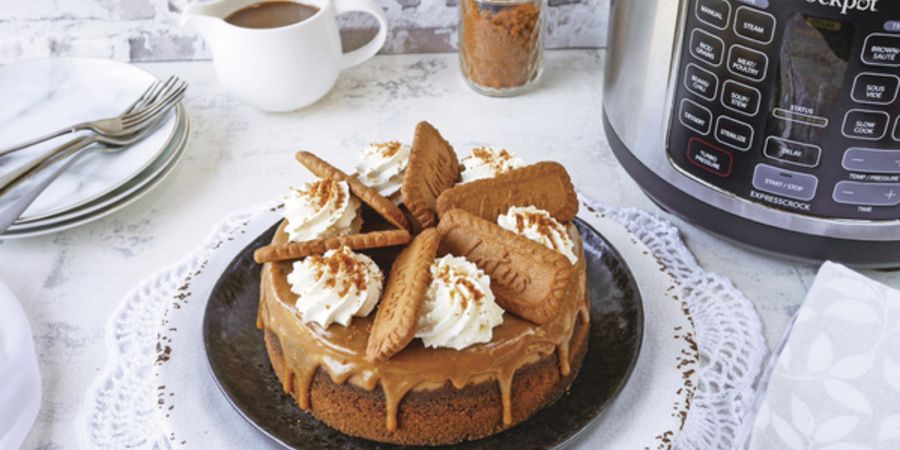 Rețetă cheesecake cu caramel la Multicooker Turbo Express Crock-pot