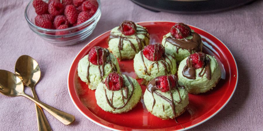 Rețetă mini cheesecake cu matcha la multicooker Crock-pot Turbo Express by Madeline