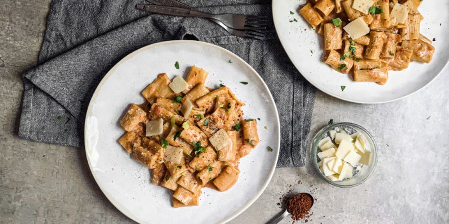 Rețetă paste cu gin (pasta alla gin) la Crock-pot Turbo Express by Daniel Breda