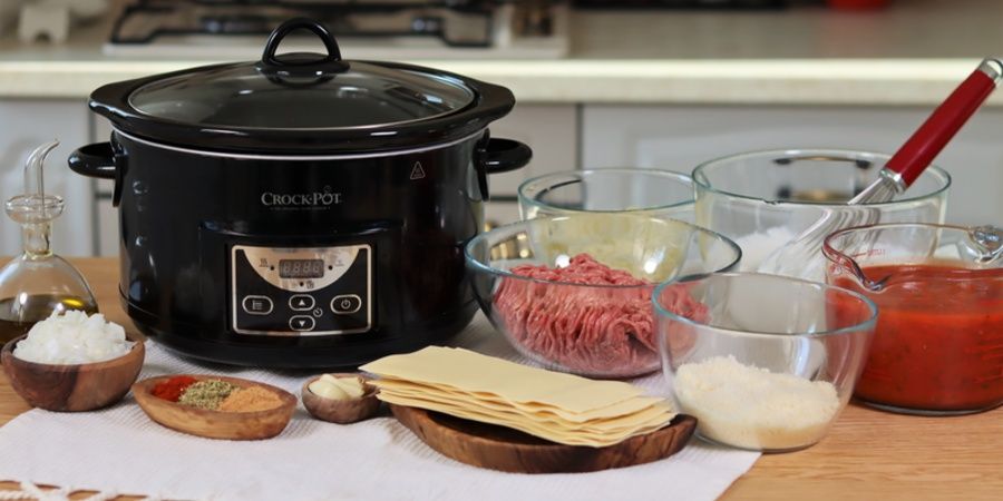 Rețetă lasagna la slowcooker Crock-pot 4.7L Digital by Teos Kitchen