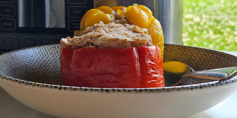 Rețetă ardei umpluți cu carne de porc la slow cooker 5,6L TimeSelect by Alexandra Tudor