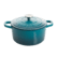 Vas cuptor, capac, fontă emailată, 2.84L, rotund, turcoaz Crockpot