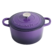 Vas cu capac, fontă emailată, 4.7L, rotund, lavandă Crockpot