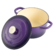 Vas cu capac, fontă emailată, 4.7L, rotund, lavandă Crockpot