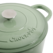 Vas de fontă emailată, 6.6L, rotund, verde fistic Crock-Pot