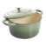 Vas de fontă emailată, 6.6L, rotund, verde fistic Crock-Pot