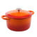 Vas cu capac, fontă emailată, 4.7L, rotund, orange Crockpot