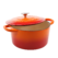Vas cu capac, fontă emailată, 4.7L, rotund, orange Crockpot