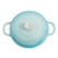 Vas de fontă emailată, 4.7L, rotund, bleu Crock-Pot