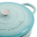Vas de fontă emailată, 4.7L, rotund, bleu Crock-Pot