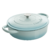 Vas cu capac, fontă emailată, 4.7L, rotund, bleu Crockpot