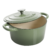 Vas cu capac, fontă emailată, 4.7L, rotund, verde fistic Crockpot
