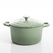 Vas cu capac, fontă emailată, 4.7L, rotund, verde fistic Crockpot