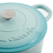 Vas cuptor, capac, fontă emailată, 6.6L, rotund, bleu Crock-Pot