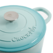 Vas de fontă emailată, 4.7L, rotund, bleu Crock-Pot