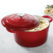 Vas de fontă emailată, 4.7L, rotund, roșu Crock-Pot
